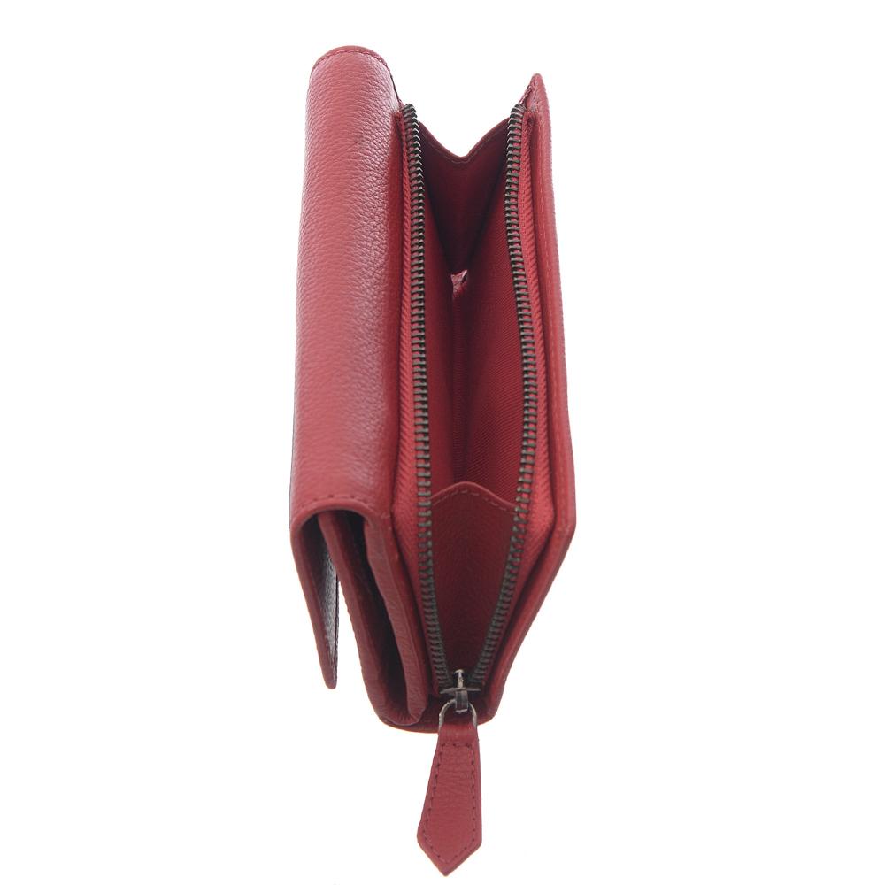 Ladies Medium Full Leather Clutch Wallet